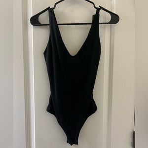 Black tank bodysuit- NWOT